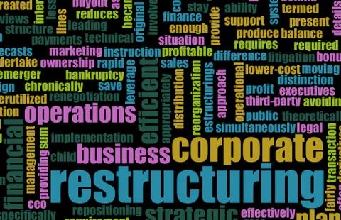 Restructuring Illustrazione stock