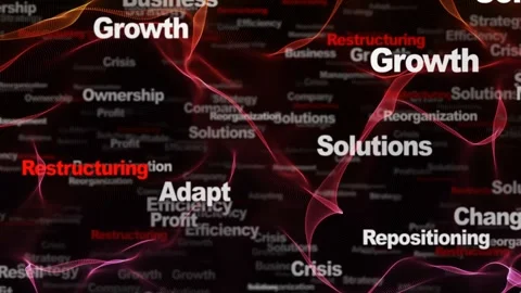 RESTRUCTURING Keywords Animation, Background, Loop Stock Footage 312359058