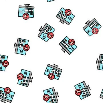 Result bariatric vector seamless pattern Stock Illustration