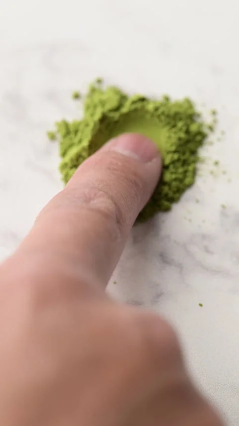 Result of matcha finter test Stock Footage 270190548