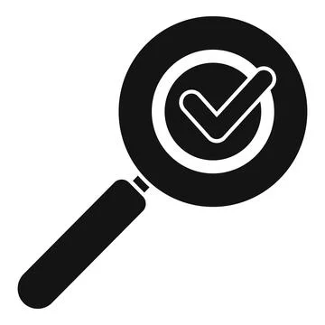 Result project vision icon simple vector. Customer research イラスト素材