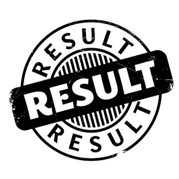 Result rubber stamp Stock Illustration