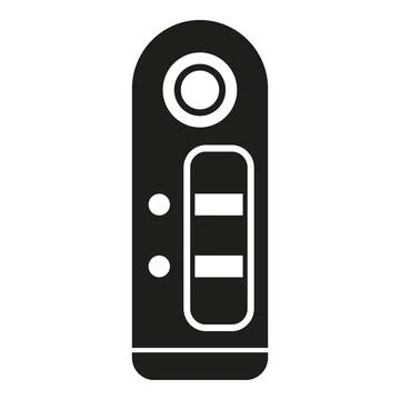 Result test icon simple vector. Sample lab Stock Illustration