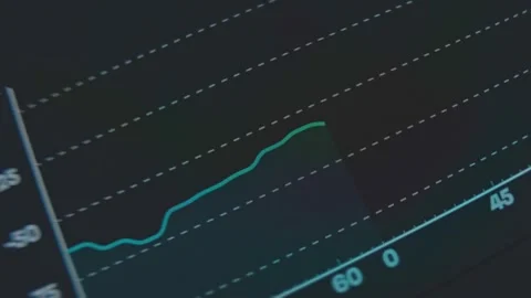 Results of ping test in graph Stock Footage 302827905