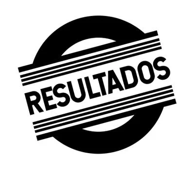 Results stamp on white Stock Illustration