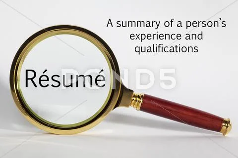 Resume concept Stock Illustration