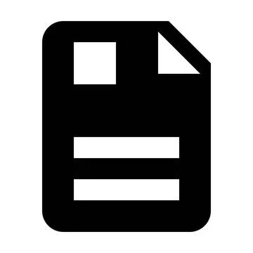 Resume document icon vector data and information for business data and finance Stock Illustration