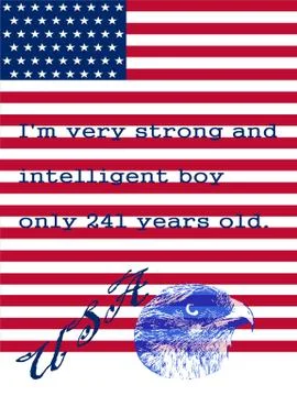 Resume on Independence Day Stock Illustration