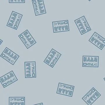 Resume paper document line seamless pattern Stock Illustration