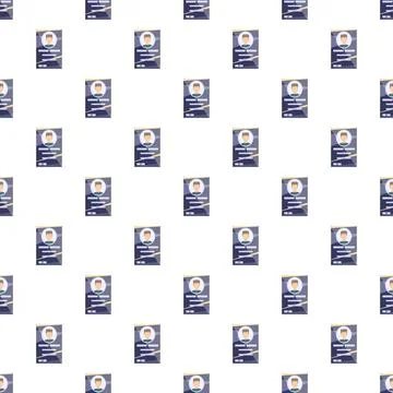 Resumes pattern representing job application and candidate selection Stock Illustration