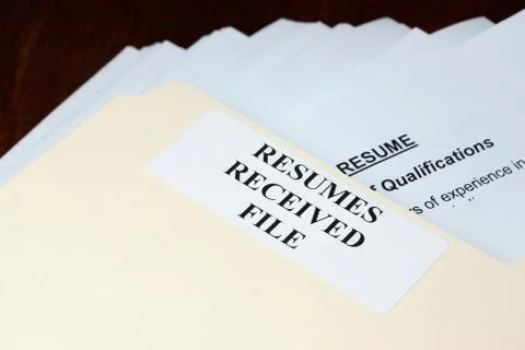 Resumes Stock Photos
