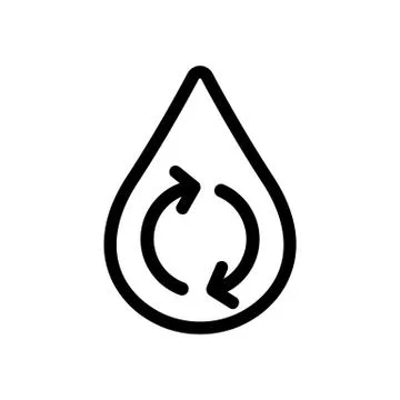 Resuming the fluid icon vector. Isolated contour symbol illustration Иллюстрация