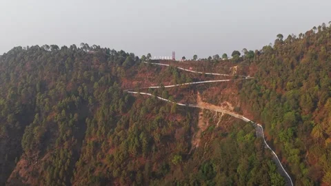 “Resunga” Name Cutout on Hillside, Gulmi, Nepal Stock Footage 334164251
