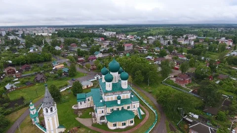 Resurrection Cathedral in Tutaev Stock Footage 101660637