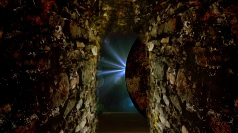 Resurrection Empty Grave Stock Footage 73492048