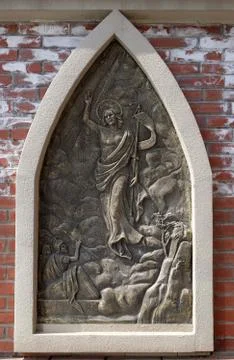 The resurrection of Jesus Stock Photos