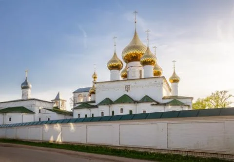 Resurrection Monastery in Uglich Stock Photos