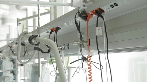 Resuscitation equipment (pipes) Stock Footage 82076754