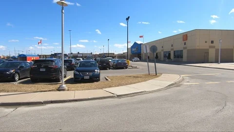 Retail and big box stores closed and abandoned as sales move online Stock Footage 105830424