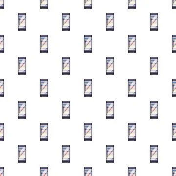 Retail beverage display refrigerator pattern on white background Stock Illustration