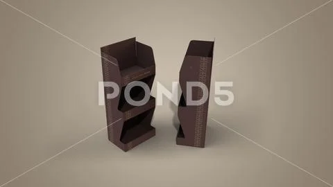 Retail Display Stand Mockup Modèle PSD