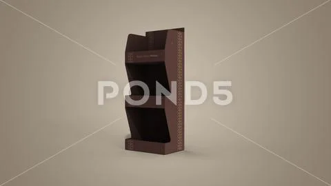 Retail Display Stand Mockup PSD-Vorlage
