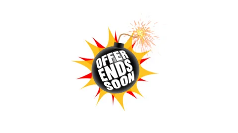Retail Graphic "Offer Ends Soon" Video stock 35561836