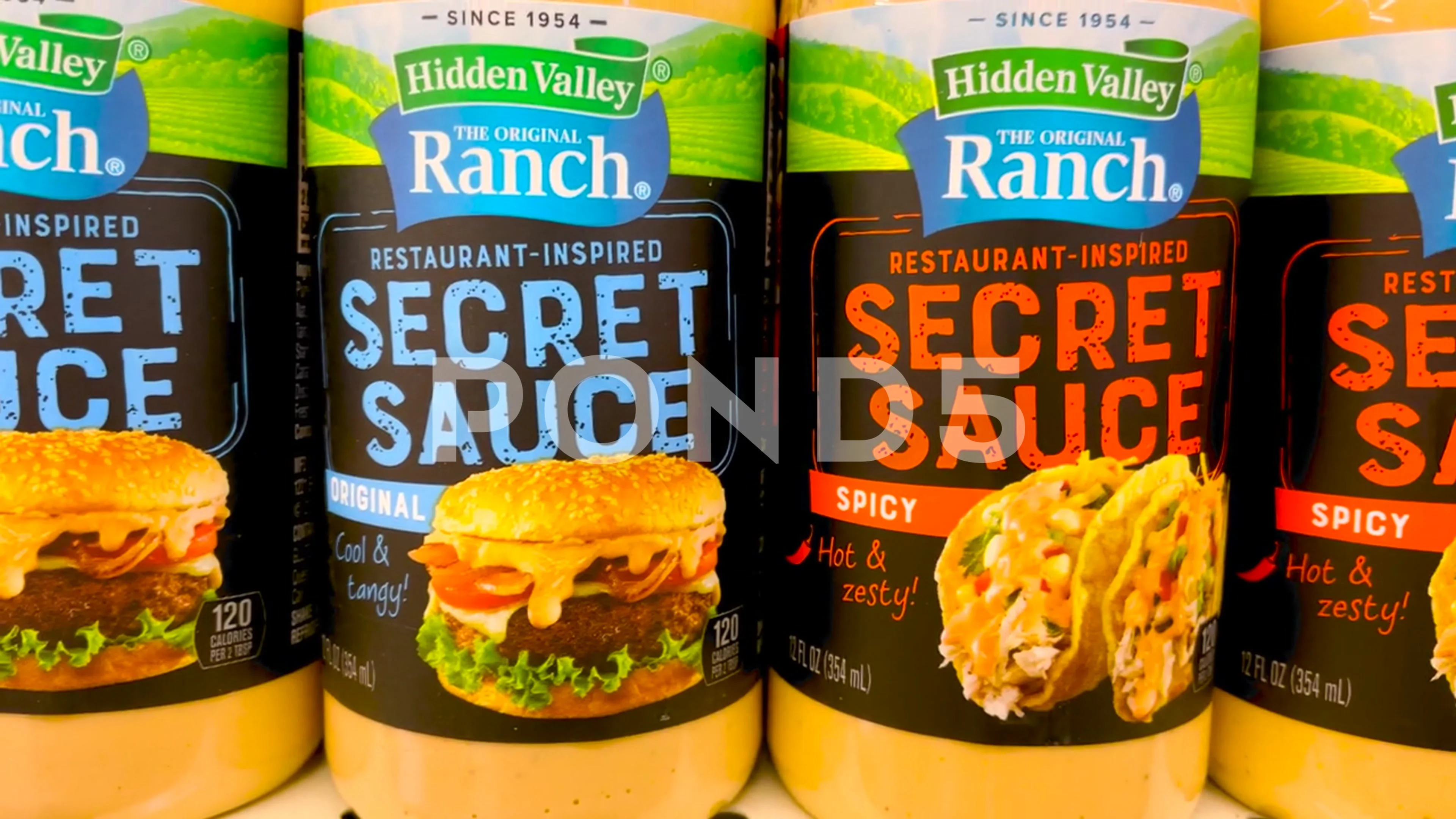 Retail grocery store Hidden Valley Ranch, Stock Video