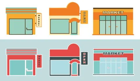 Retail. Stock Illustration