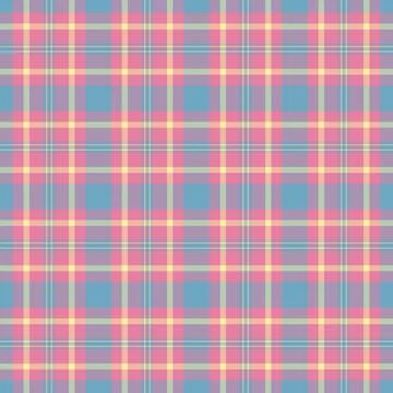 Retail seamless plaid textile, repeat check fabric background. Customize ve.. Stock Illustration