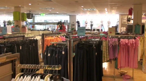 Retail Store Stock Footage