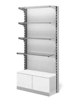 Retail Store Shelf Иллюстрация