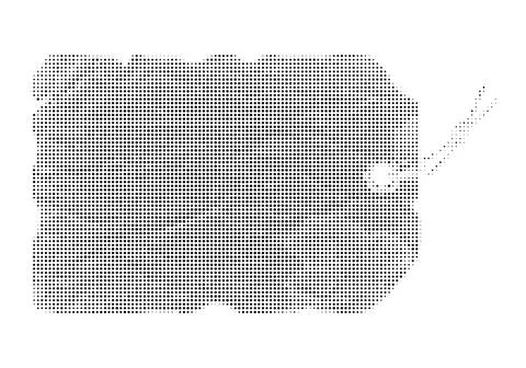 Retail tag shape with halftone dot texture for promotional sales or brandin.. Stock Illustration