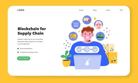 Retail Tech. Flat Vector Illustration Stock Illustration