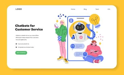 Retail Tech. Flat Vector Illustration Stock Illustration