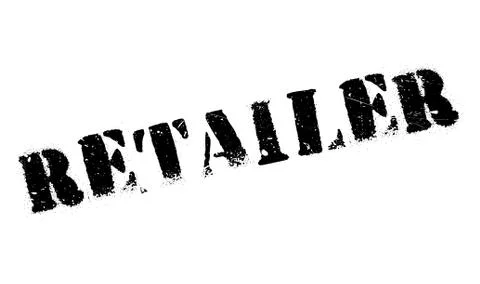 Retailer rubber stamp Stock Illustration