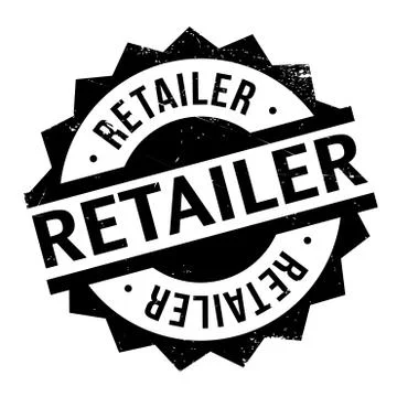 Retailer rubber stamp Stock Illustration
