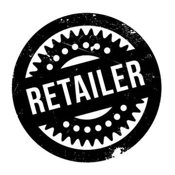 Retailer rubber stamp Stock Illustration