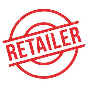 Retailer rubber stamp Stock Illustration