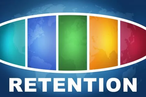 Retention Stock Illustration