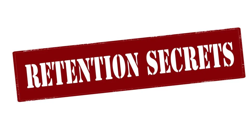 Retention secrets Stock Illustration