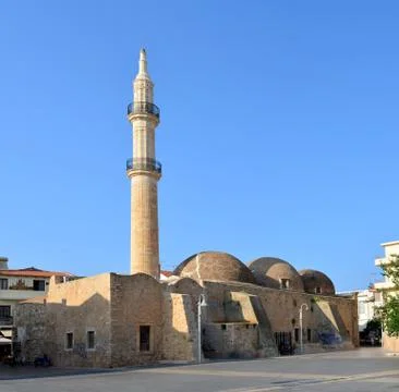 Rethymno Mosque Neratzes Stock Photos