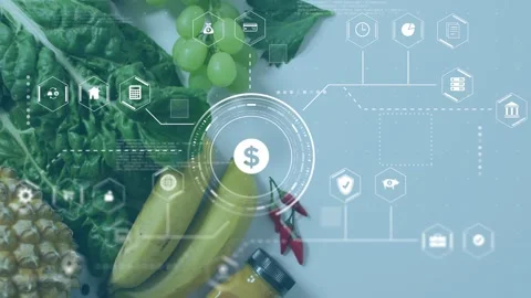 Reticle sharpening and $ icon appearing, HUD expanding, bottle sliding, linking Stock Footage 335638731