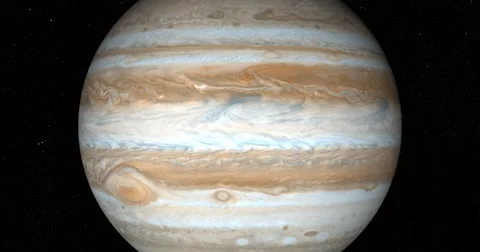 Retimed "matrix" style flyby of Jupiter. 動画素材 53914843