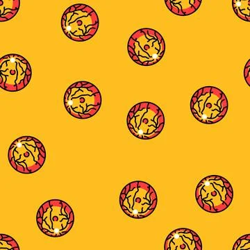 Retina examination optometry vision vector seamless pattern Stock Illustration