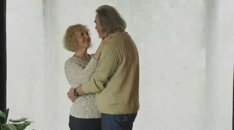 Retired Couple Dancing Stock Footage 35329444