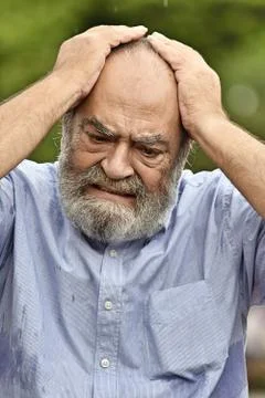 Retired Male Memory Problems Stock Photos