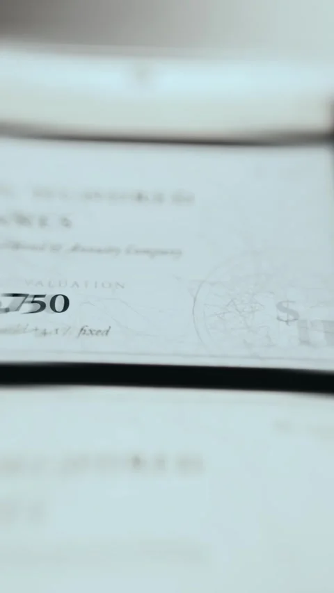 Retirement and Wealth Planning Touchscreen View showing analytical results Vídeo Stock 337048028