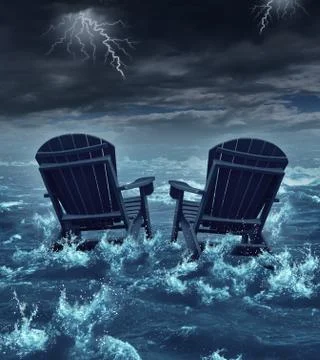 Retirement crisis 스톡 일러스트