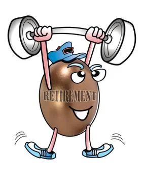 Retirement Fun. Illustrazione stock